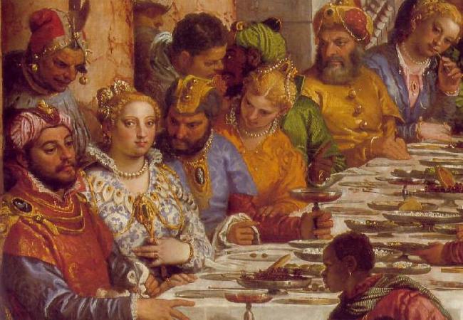 VERONESE (Paolo Caliari) The Marriage at Cana (detail) jh France oil painting art